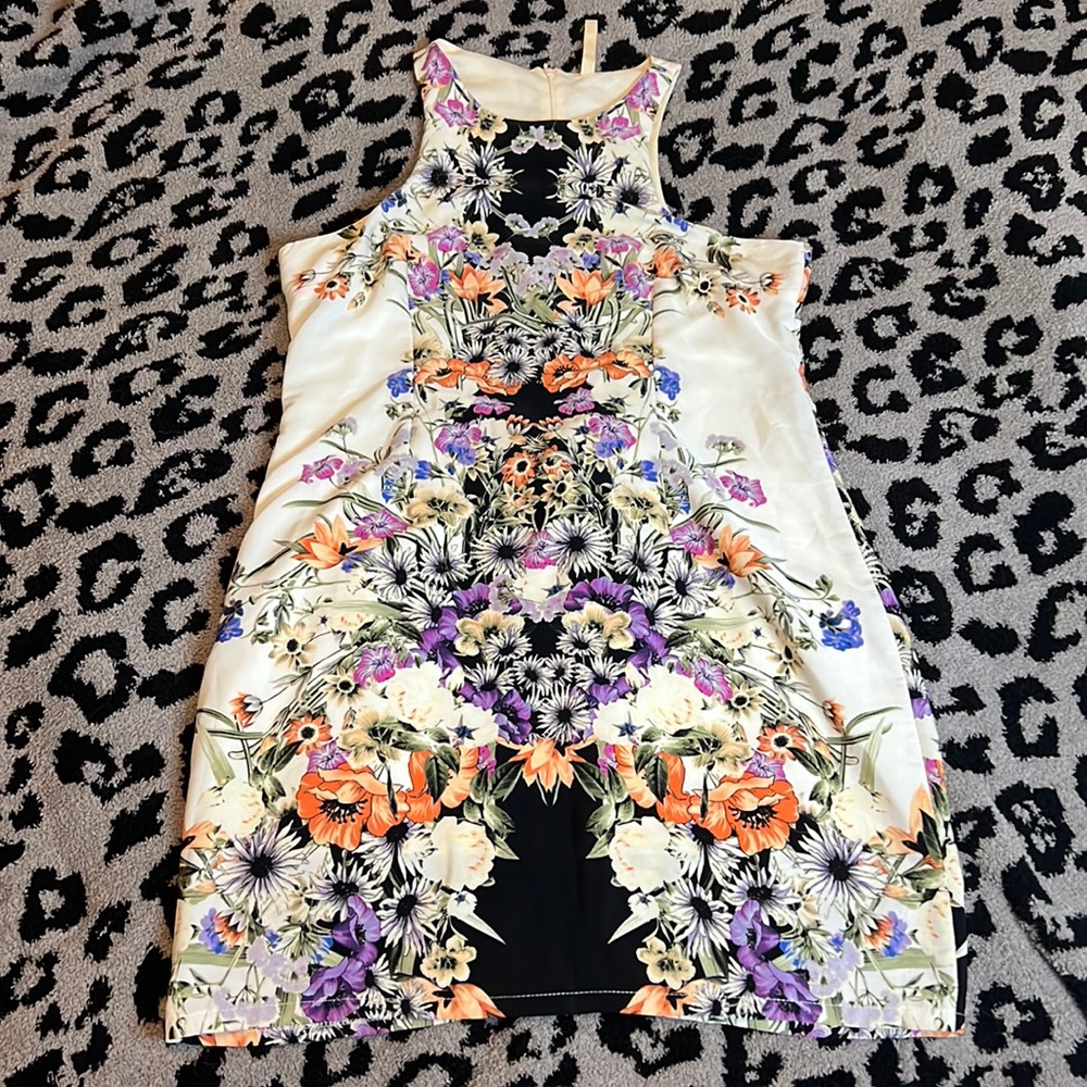 Love marks high neck floral dress